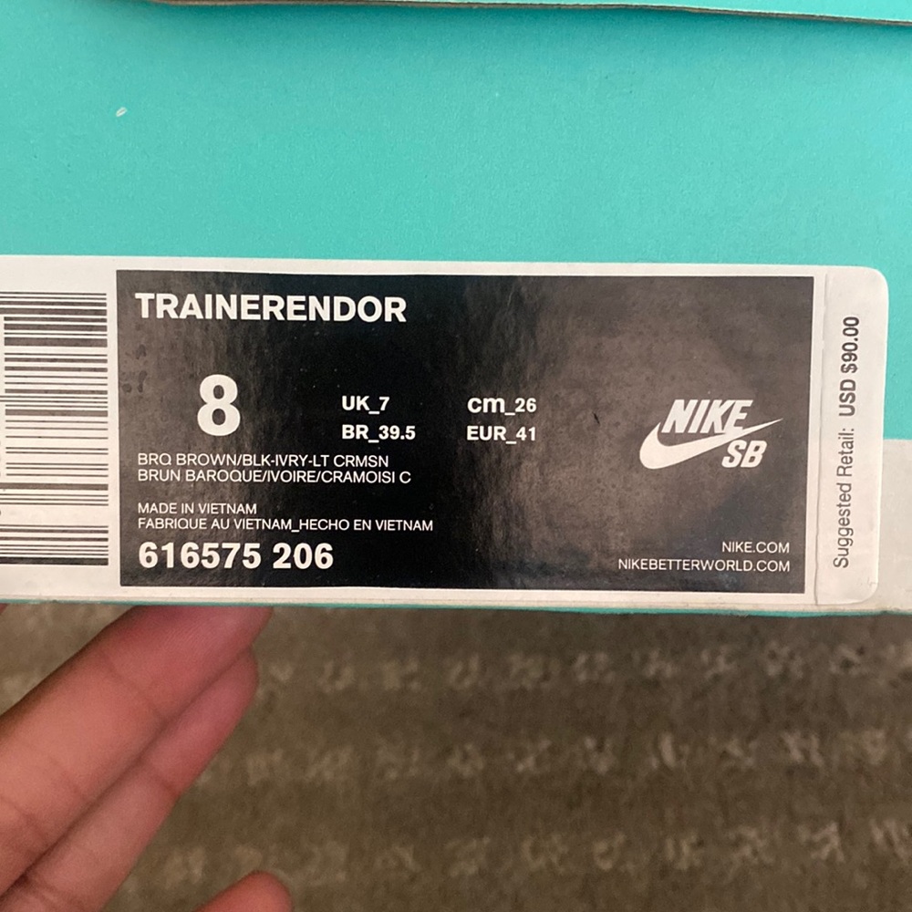 Nike sb trainerendor